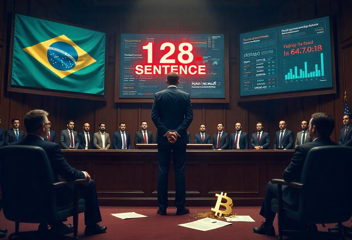 Brazilian Crypto Ponzi Scheme Operator Gets 128-Year Sentence
